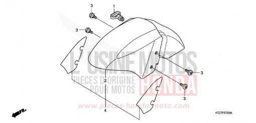 FRONT FENDER PES1257 de 2007